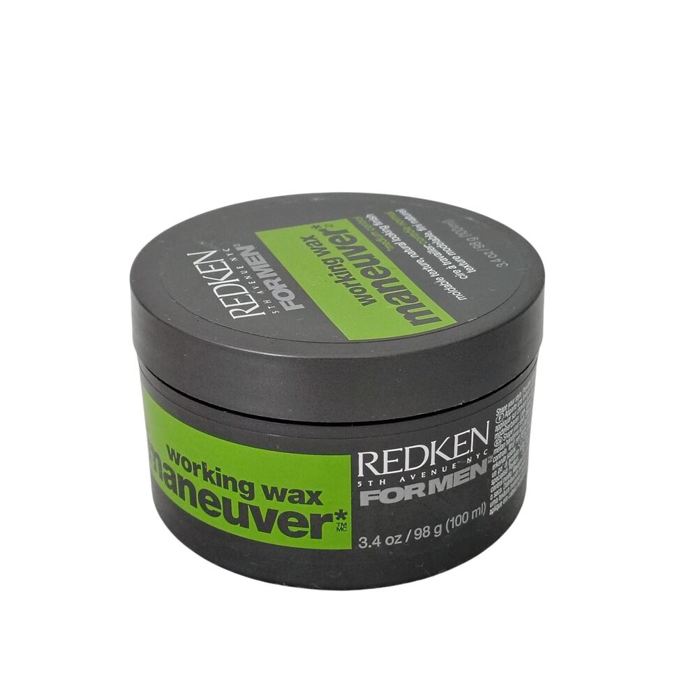 Redken Men Working Wax Maneuver Workable Texture Medium Hold Styling 3.4 oz